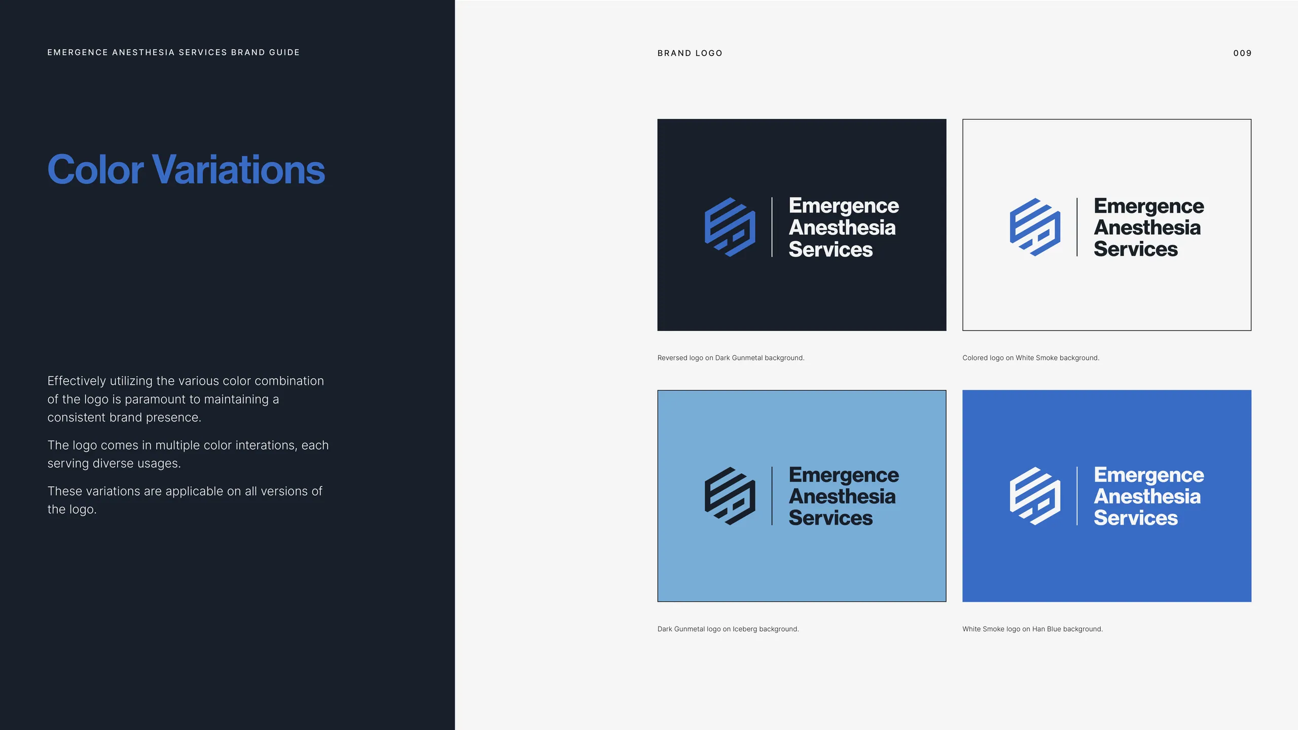 Emergence Anesthesia Services brand identity 6